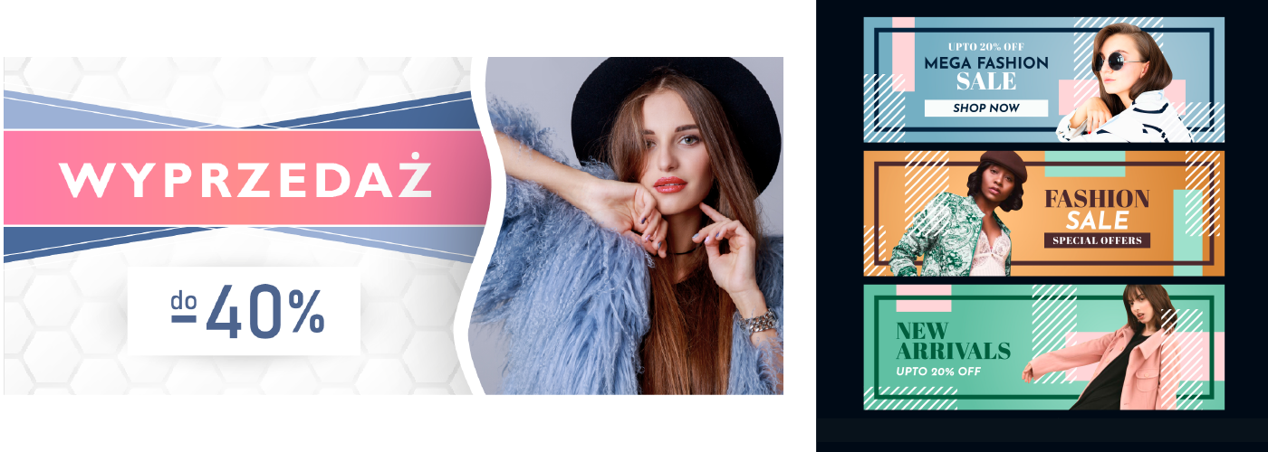 Baner na stronę internetową dopsowany do brazy Baner na stronę internetową